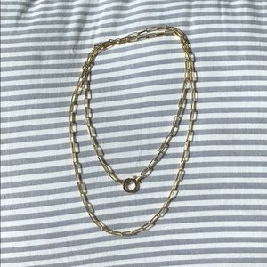 Gorjana wrap chain link necklace